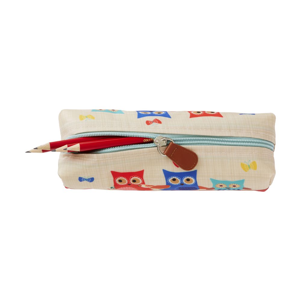 GO Stationery Tube Pencil Case Owls