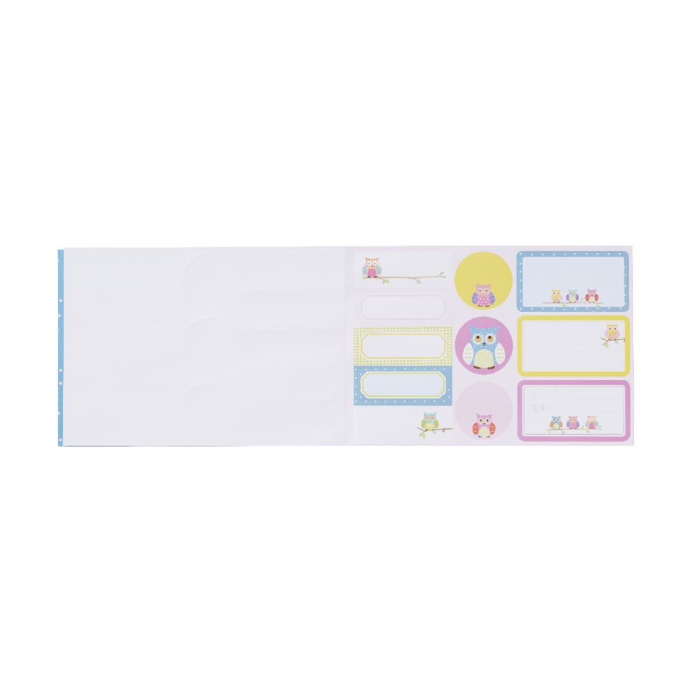 GO Stationery Sticky Labels Owls