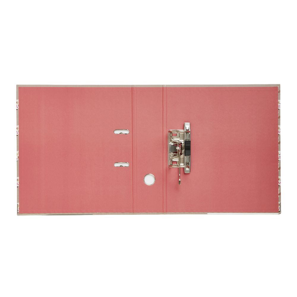 GO Stationery Lever Arch File A4 Taupe Owls