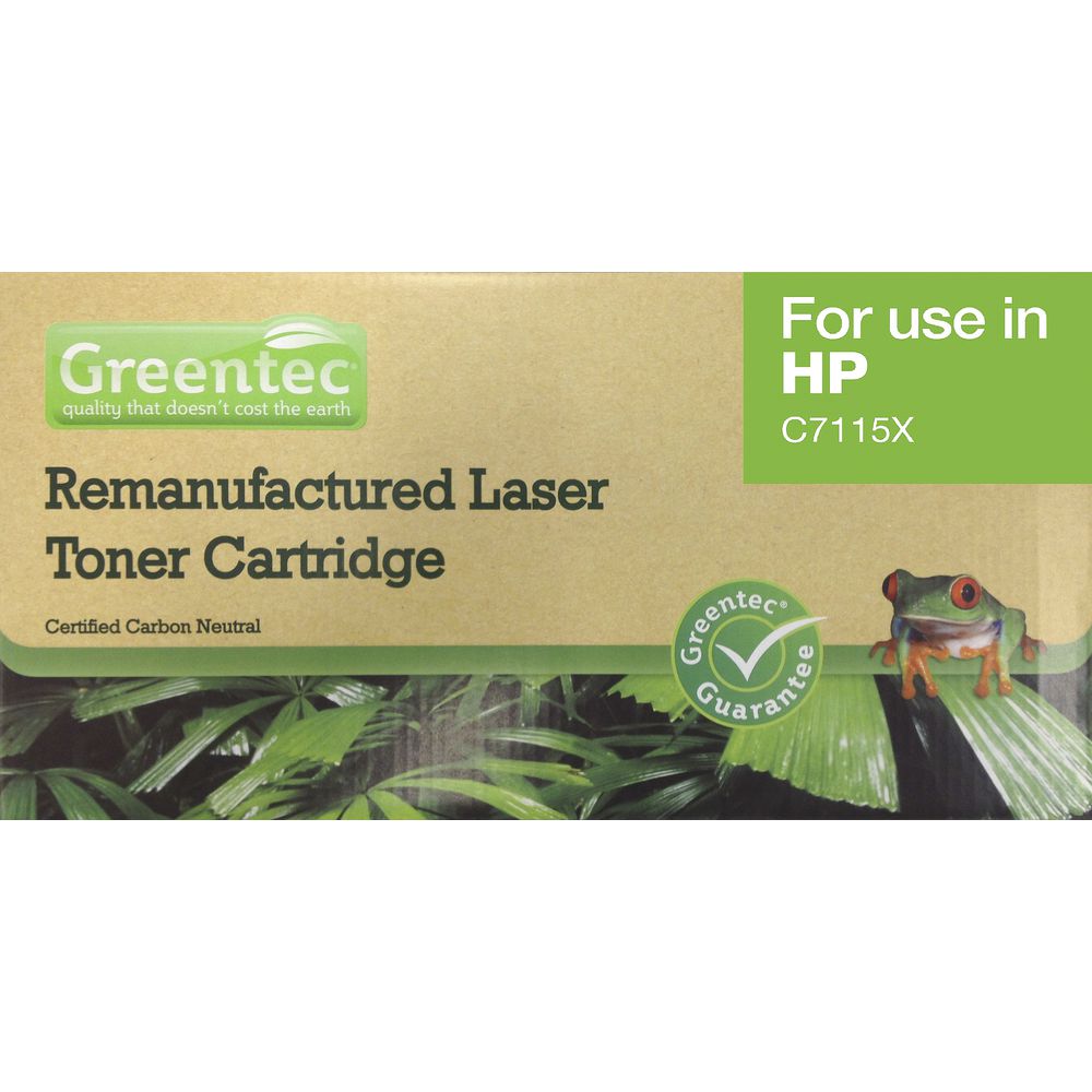 Greentec Toner Cartridge Black HP7115XREM