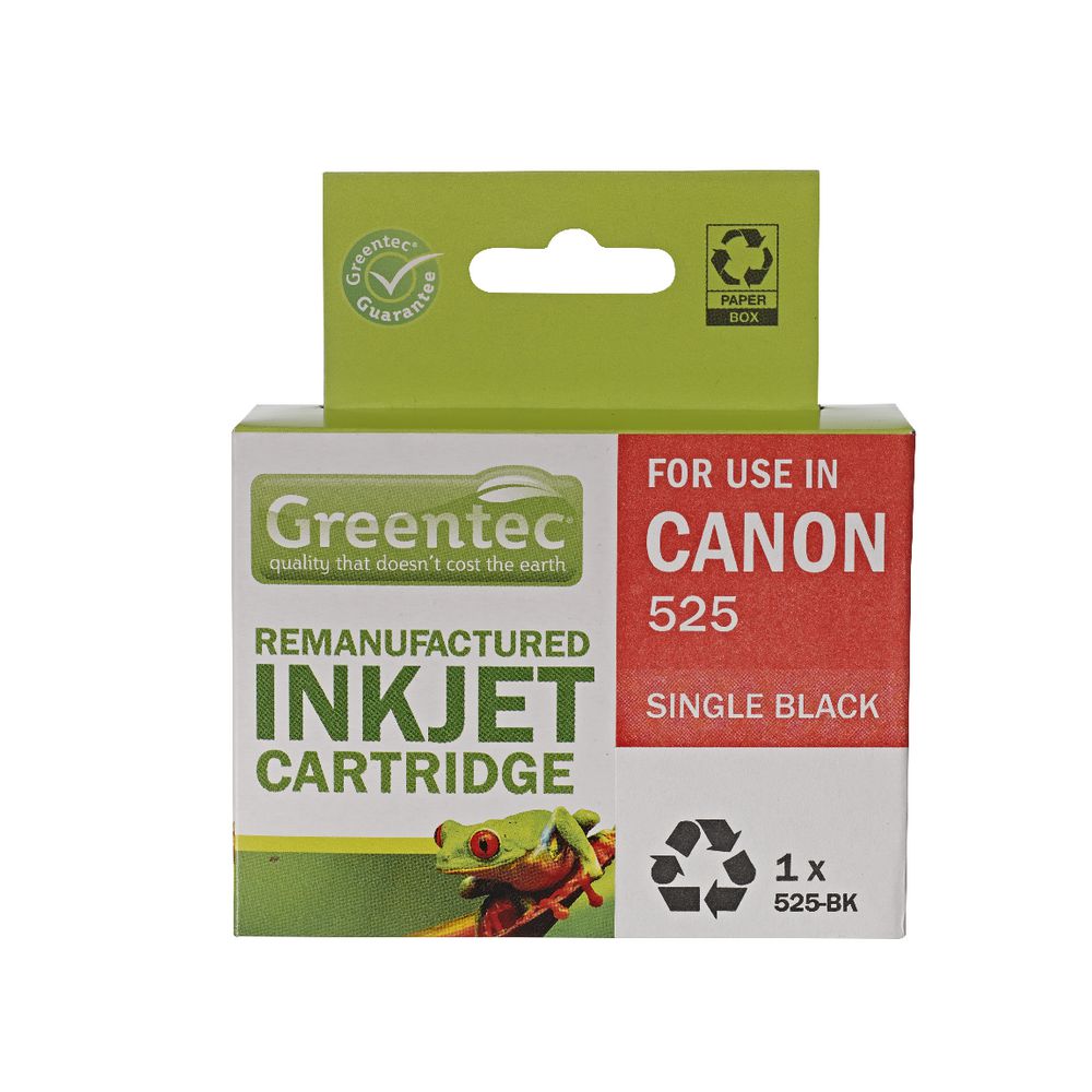 Greentec Alternate Canon 525 Ink Cartridge Black