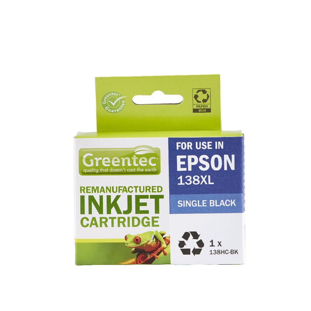 Greentec Alternate Epson 138XL Ink Cartridge Black