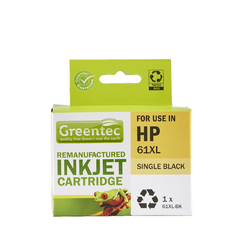 Greentec Alternate HP 61XL Ink Cartridge Black