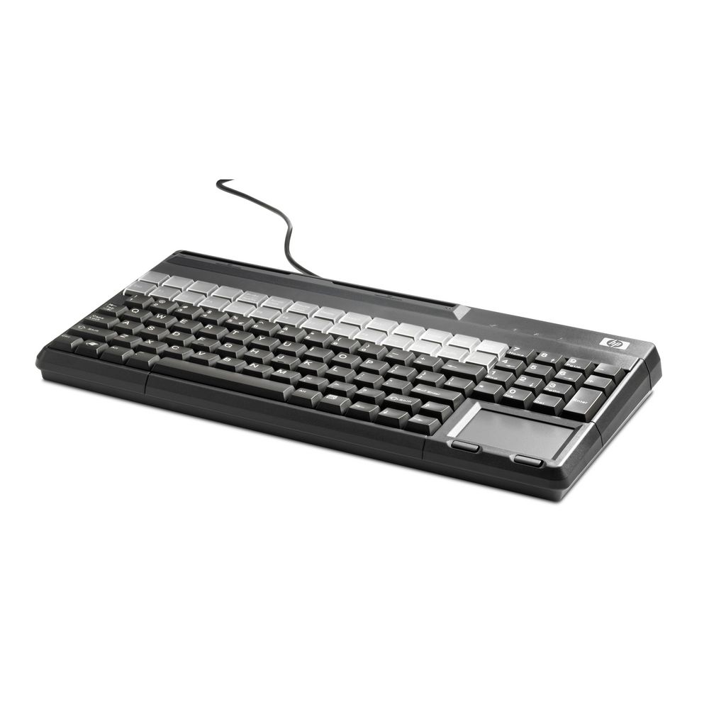 HP USB POS Keyboard With Magnetic Stripe Reader