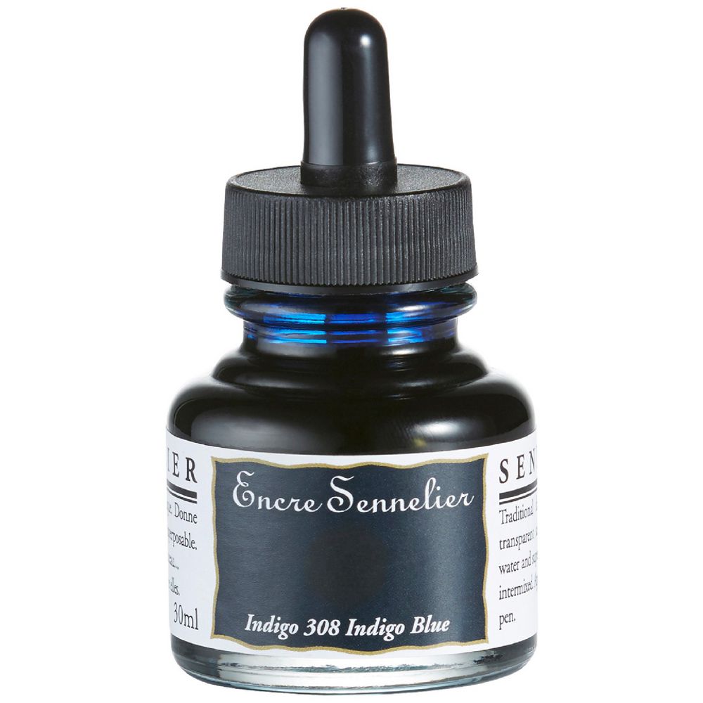 Sennelier Encre Drawing Ink 30mL Indigo