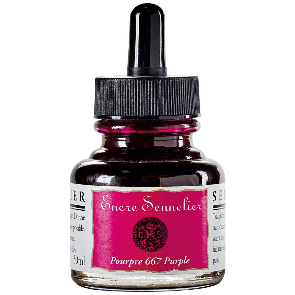 Sennelier Encre Drawing Ink 30mL Purple