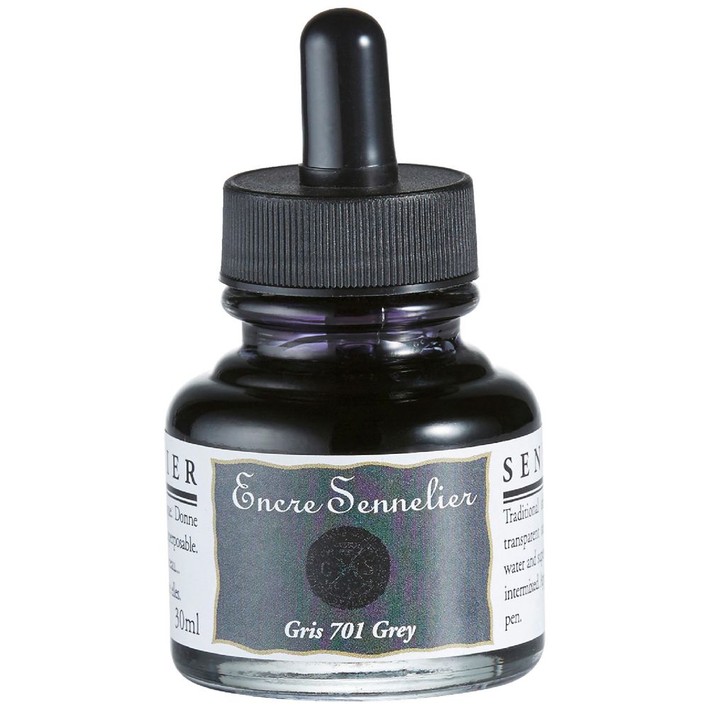 Sennelier Encre Drawing Ink 30mL Grey