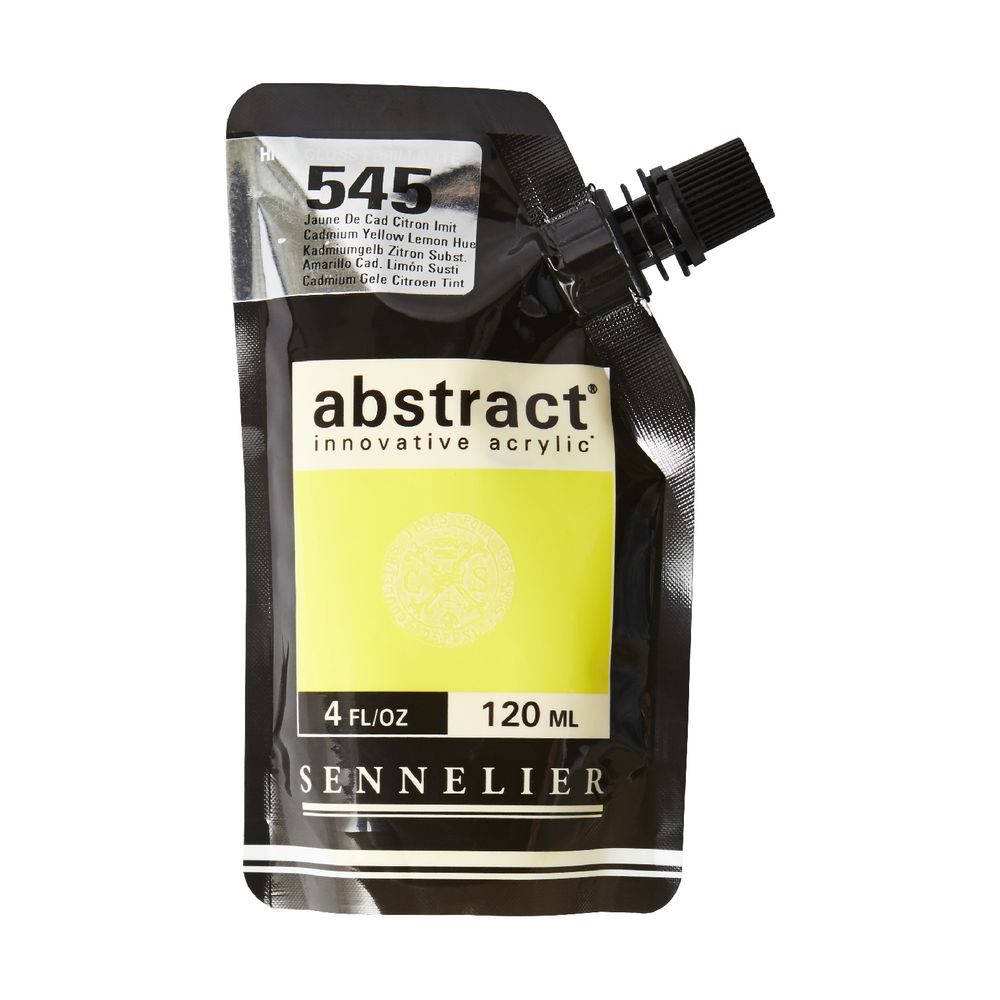 Sennelier Abstract Acrylic High Gloss Cad Yellow Lemon 120mL
