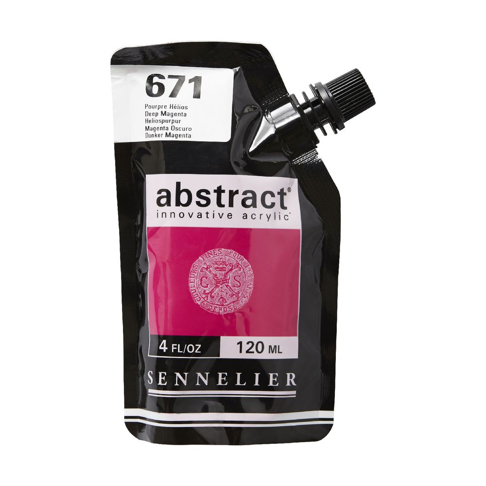 Sennelier Abstract Acrylic High Gloss 120mL Deep Magenta