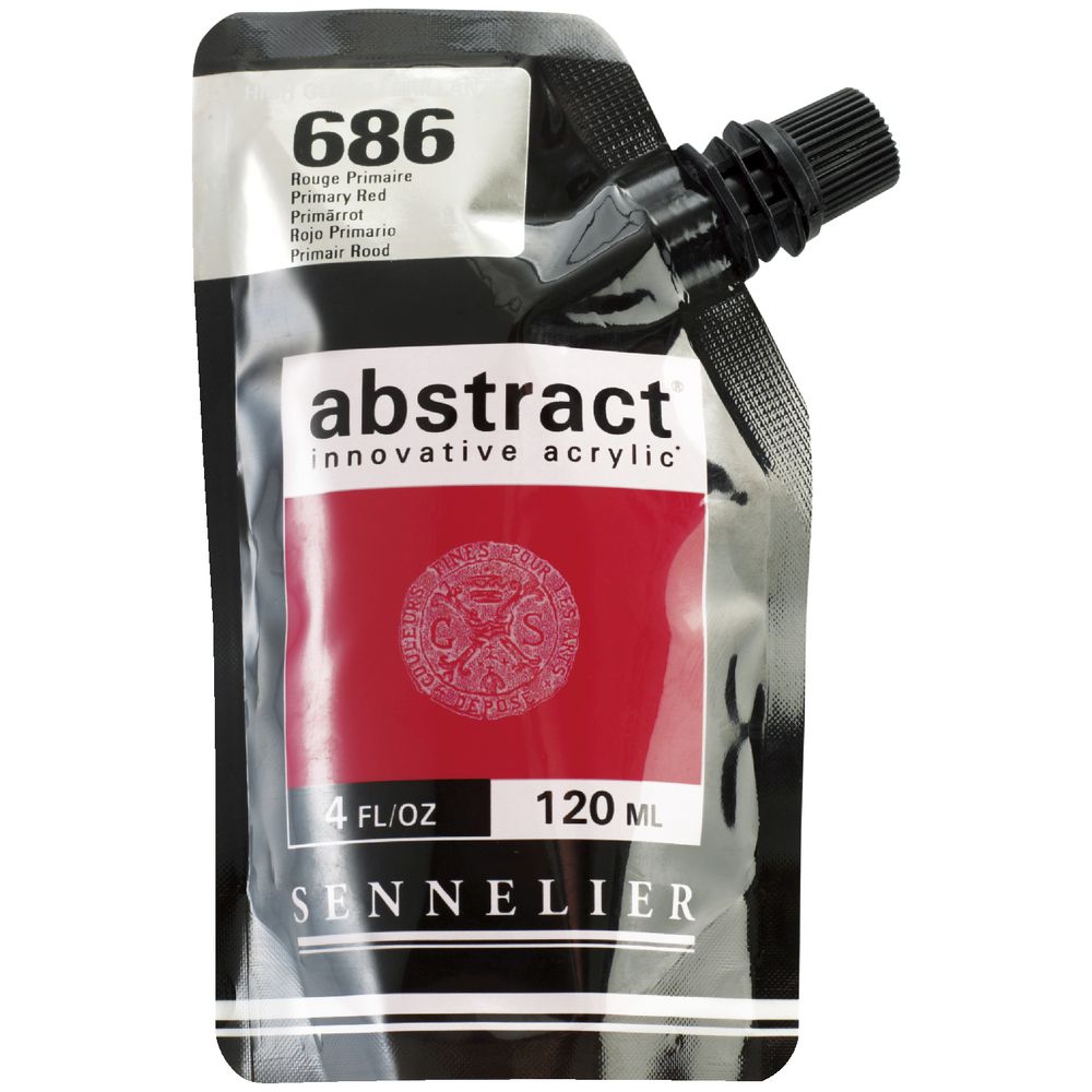 Sennelier Abstract Acrylic High Gloss 120mL Primary Red