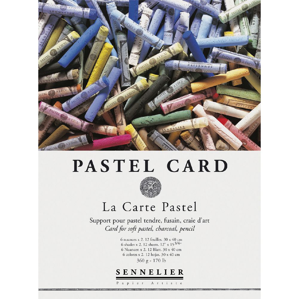 Sennelier La Carte Soft Pastel Pad 12 Sheets 250gsm 30 x 40cm