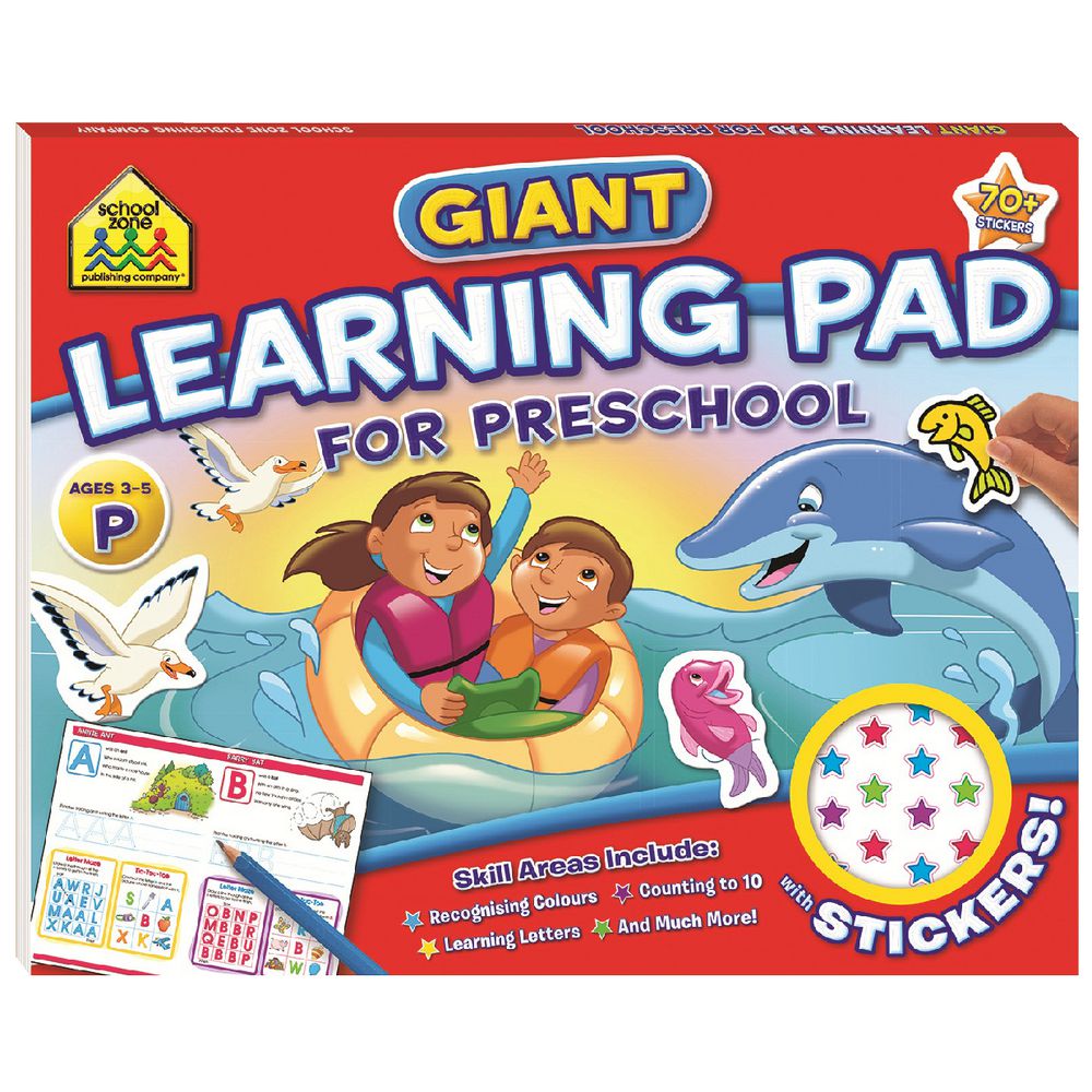 School Zone Giant Learning Pad for Preschool