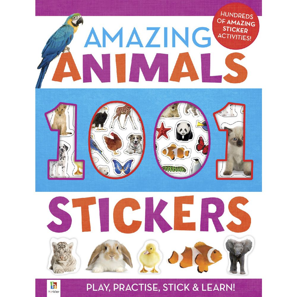 Hinkler Amazing Animal Sticker and Activity Book