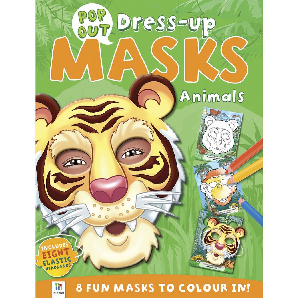 Hinkler Pop Out Masks Animals