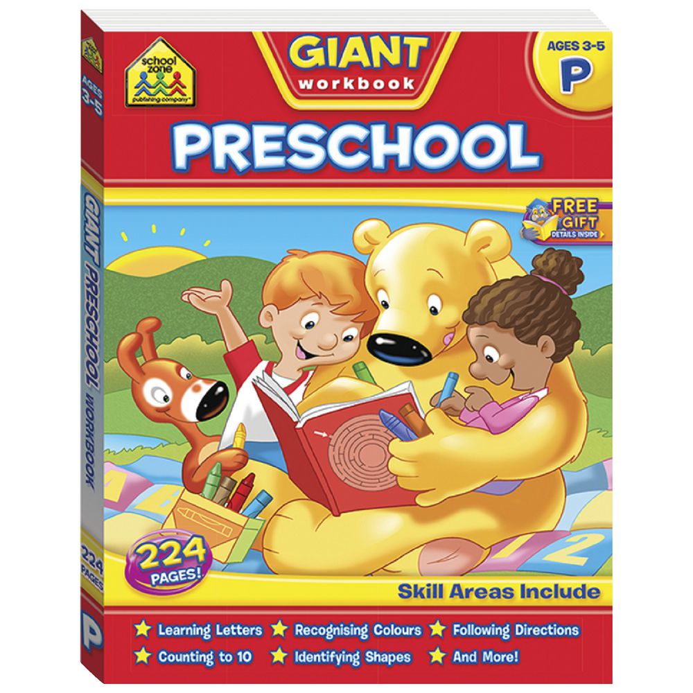 School Zone Giant Workbook Preschool