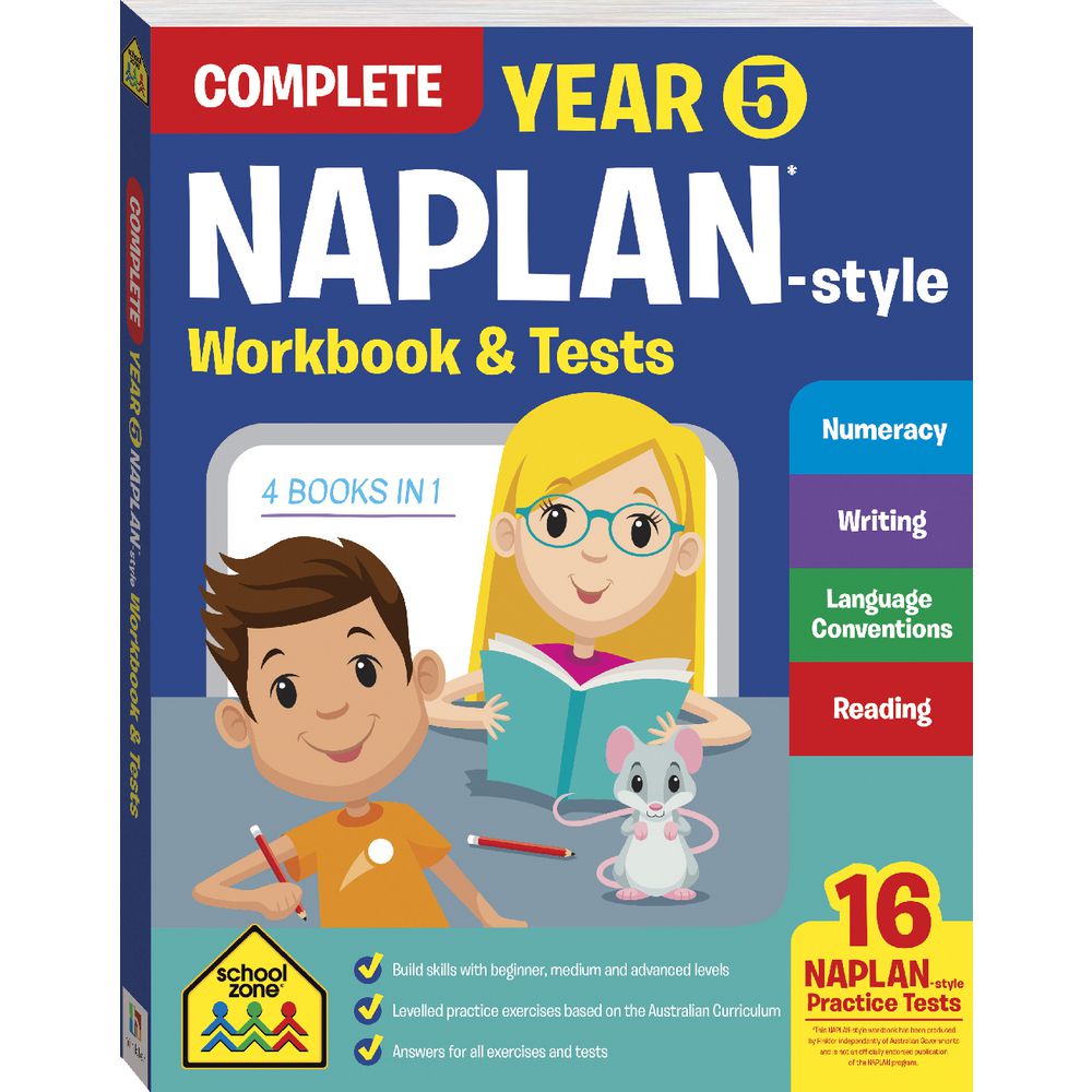 School Zone Naplan Year 3 Workbook Officeworks