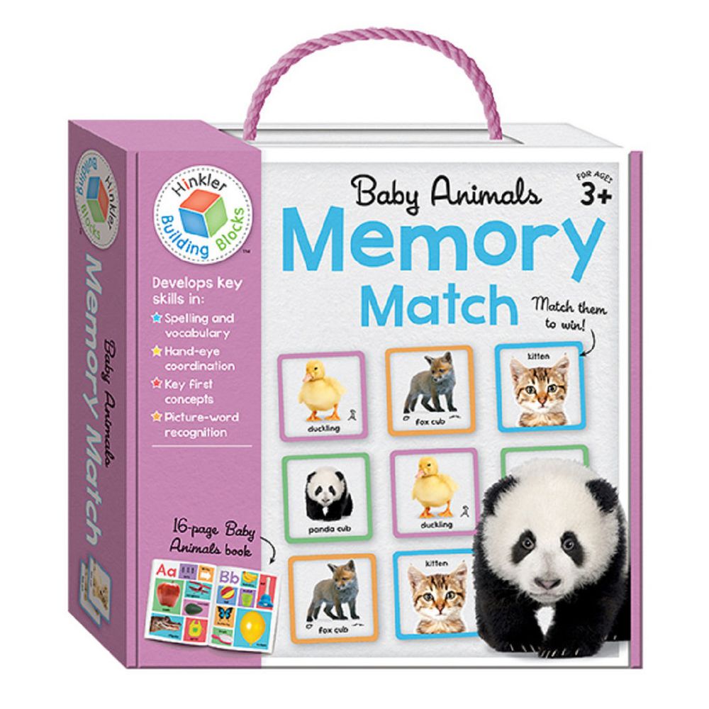 Building Blocks Memory Match Baby Animals