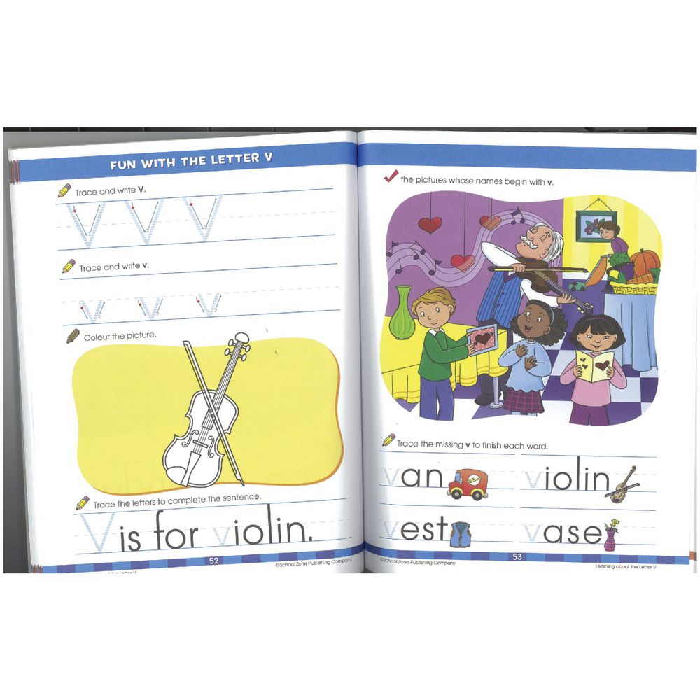 School Zone Giant Workbooks Kindergarten