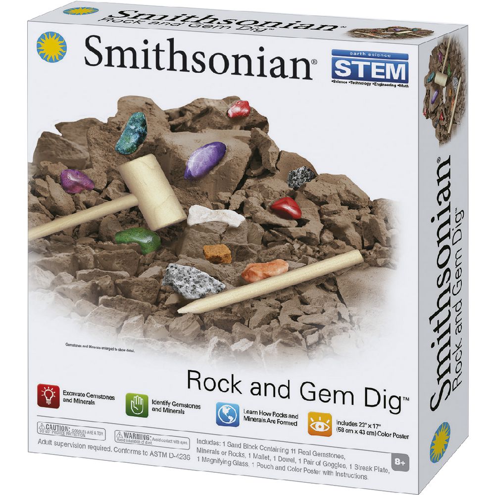 Smithsonian Rock and Gem Dig Kit