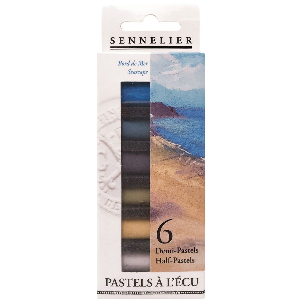 Sennelier Half Pastels 6 Pack Seascape | Officeworks