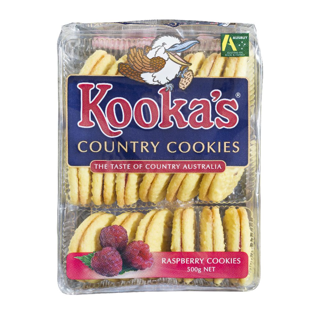 Kookas Country Cookies Raspberry 500g