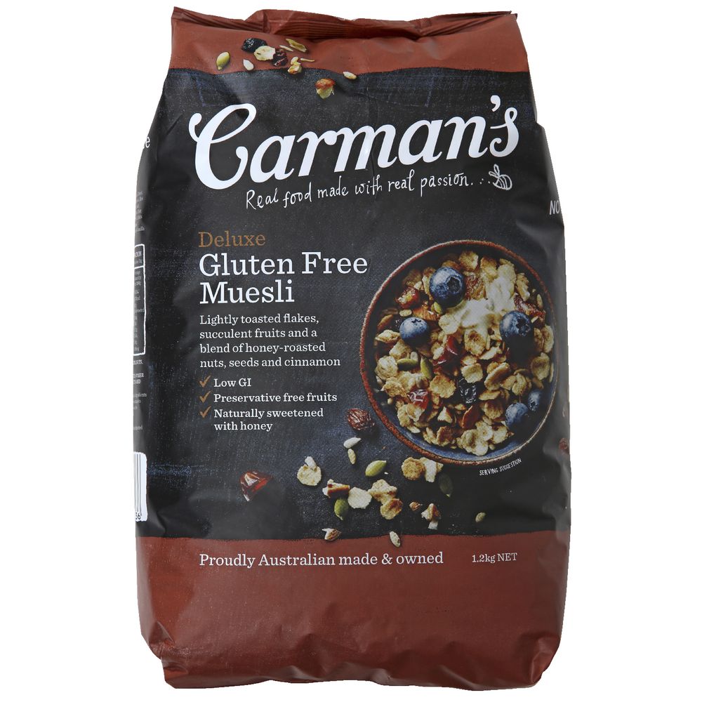 Carman's Deluxe Gluten Free Muesli 1.2kg