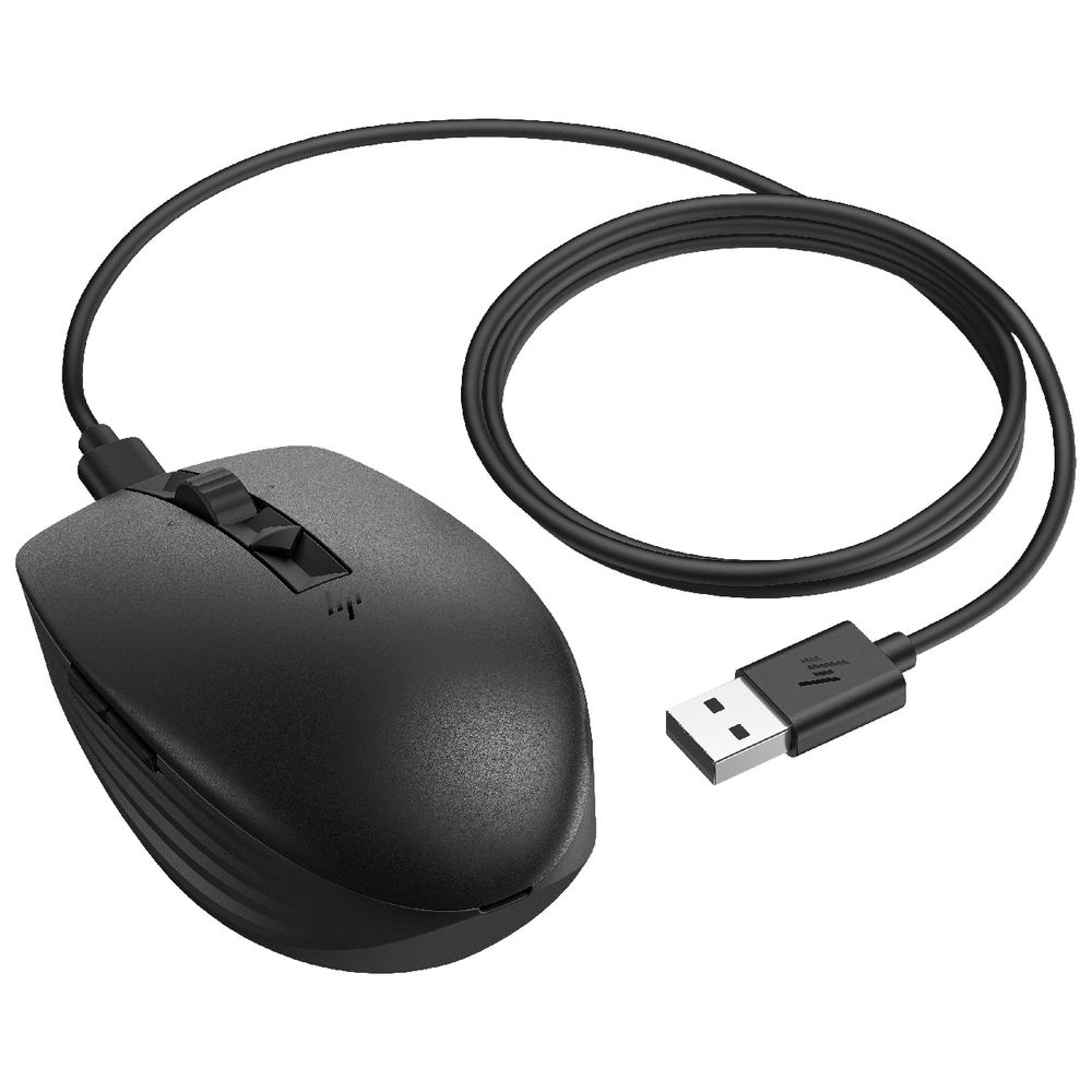HP 710 Rechargeable Silent Bluetooth Mouse Black | Officeworks