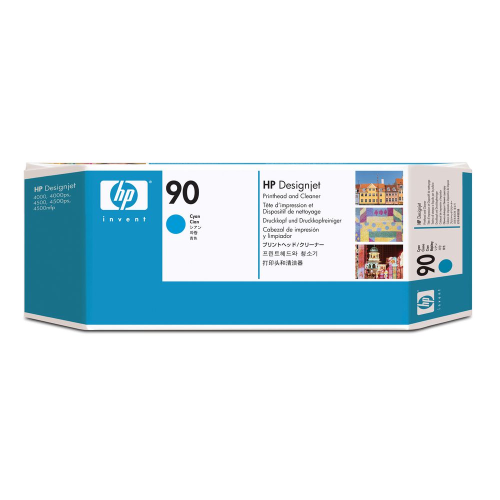 HP 90 Printhead and Printhead Cleaner Cyan