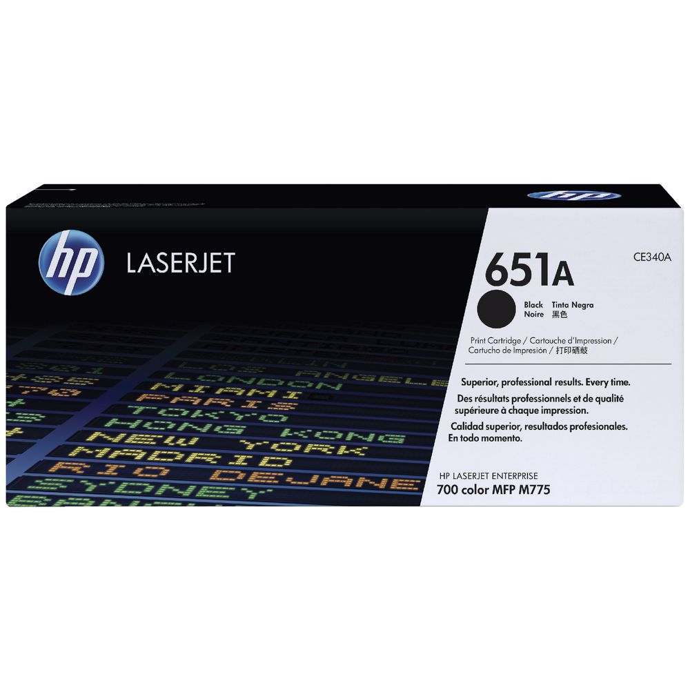 HP 651A LaserJet Toner Cartridge Black