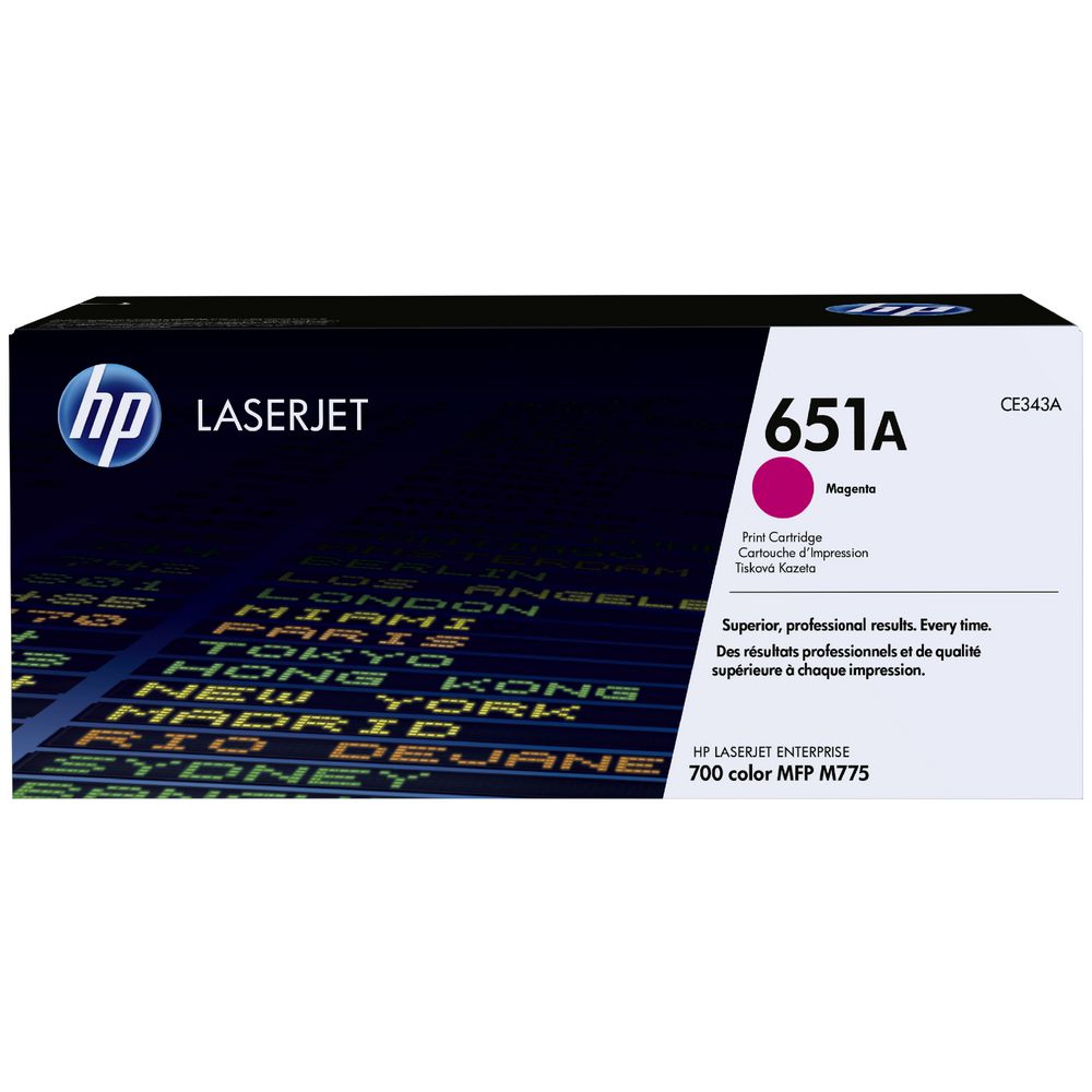 HP 651A LaserJet Toner Cartridge Magenta
