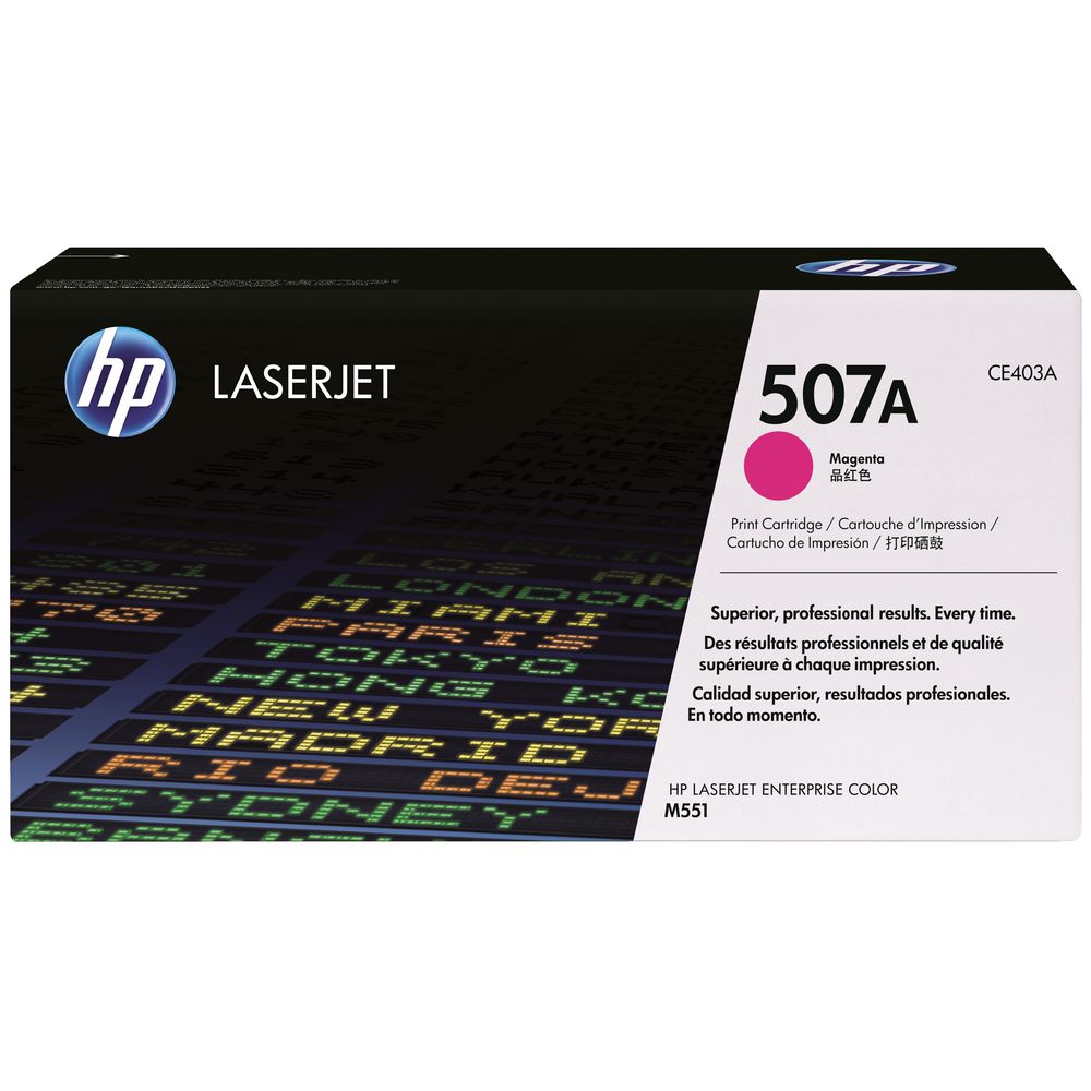 HP 507A Toner Cartridge Magenta CE403A