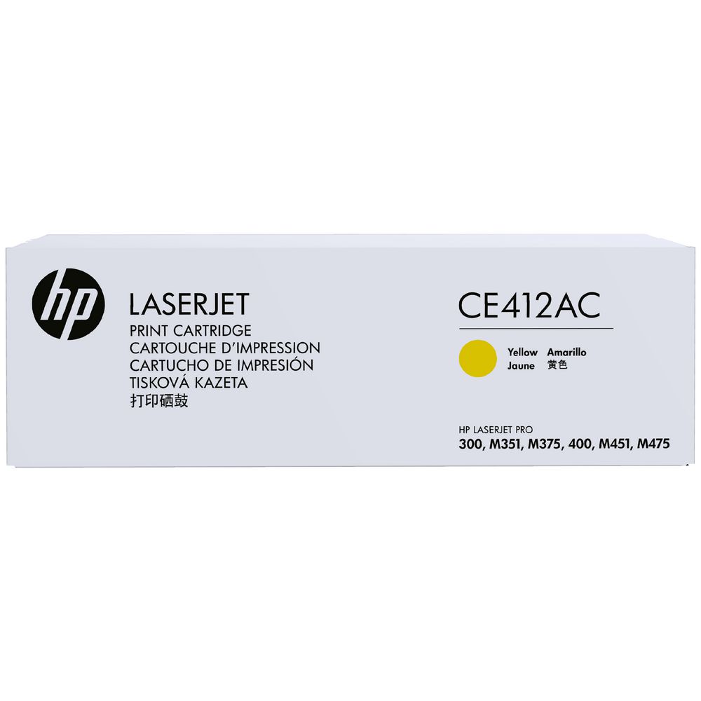HP CE412AC Contract Toner Cartridge Yellow