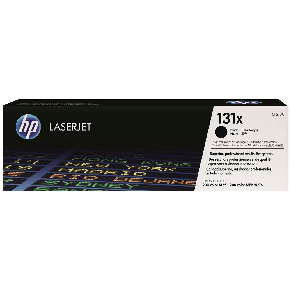 HP 131X High Yield LaserJet Toner Cartridge Black CF210X