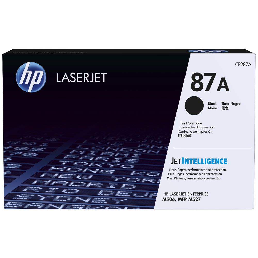 HP 87A LaserJet Toner Cartridge Black