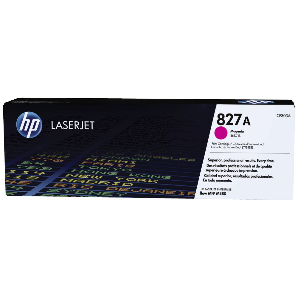 HP 827A LaserJet Toner Cartridge Magenta