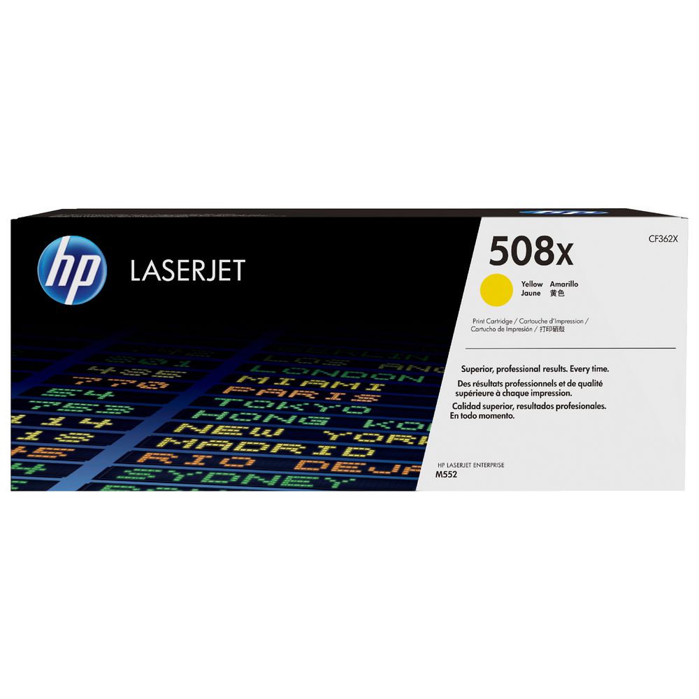 HP 508X High Yield LaserJet Cartridge Yellow