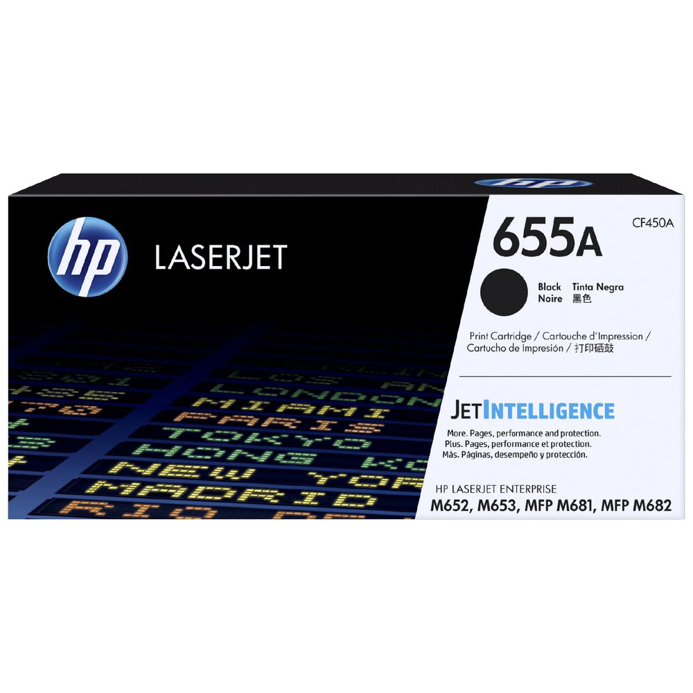 HP 655A Original LaserJet Toner Cartridge Black