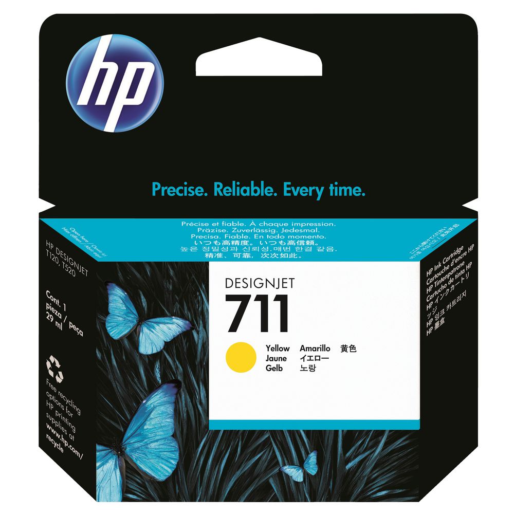 HP 711 Ink Cartridge Yellow 29mL