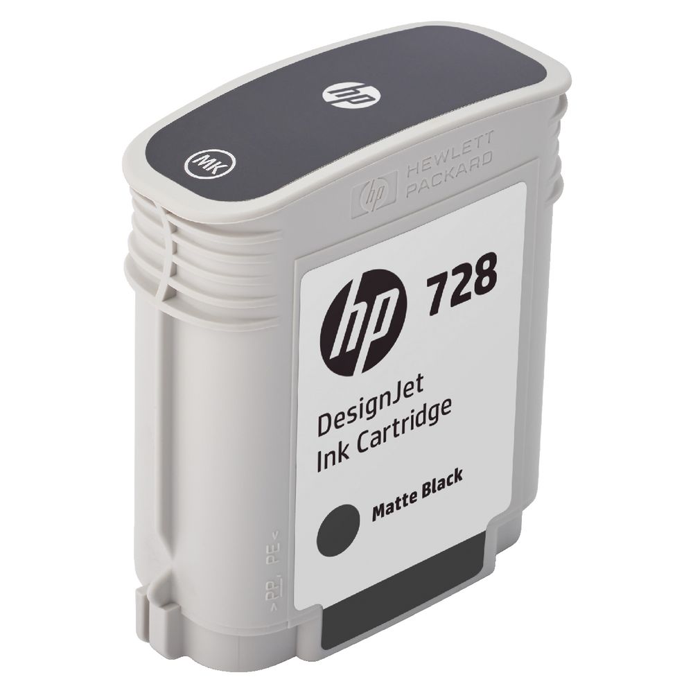 HP 728 DesignJet Ink Cartridge Matte Black