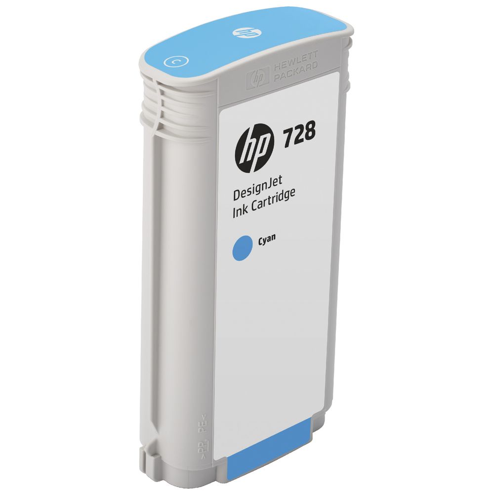 HP 728 DesignJet Ink Cartridge Cyan