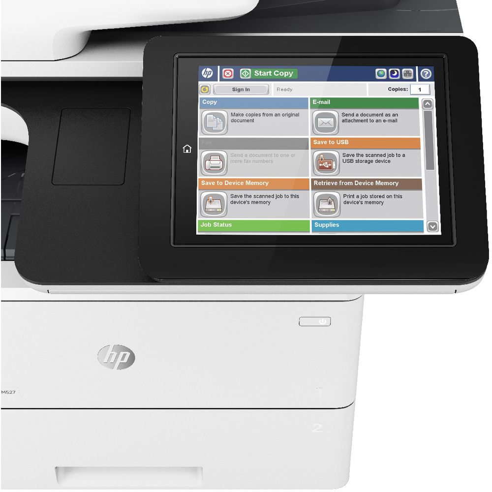 HP LaserJet Enterprise Mono MFP Printer M527dn