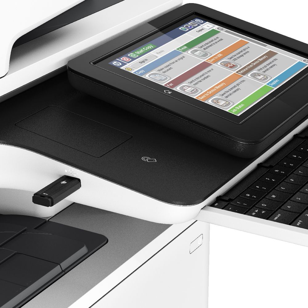 HP LaserJet Enterprise Flow Mono MFP Printer M527z