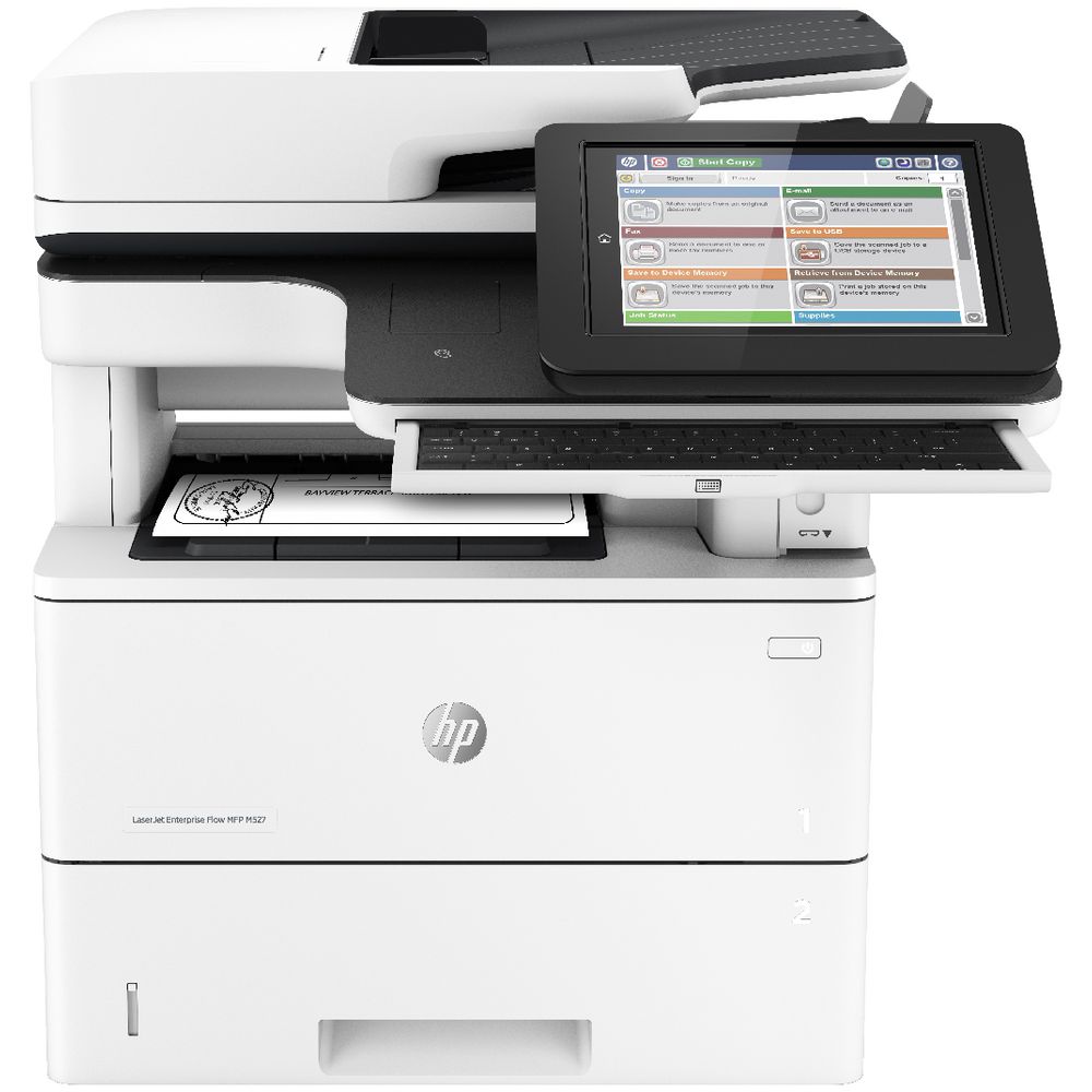 HP LaserJet Enterprise Flow Mono MFP Printer M527z