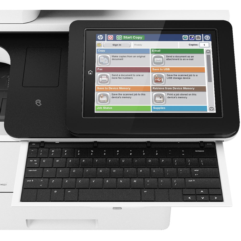 HP LaserJet Enterprise Flow Mono MFP Printer M527z