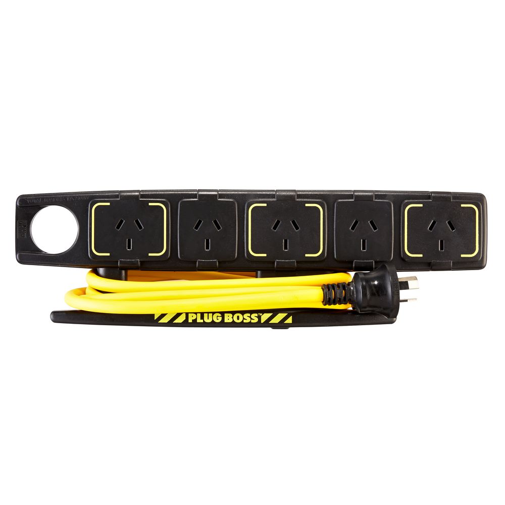 HPM Plug Boss 5 Outlet Powerboard