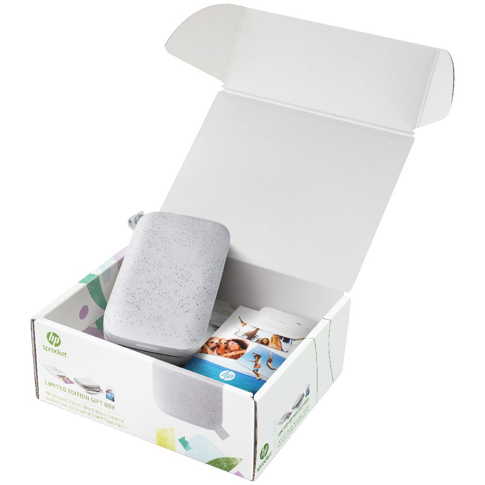 HP Sprocket 200 Bluetooth Photo Printer Bundle Luna 193015554184 eBay