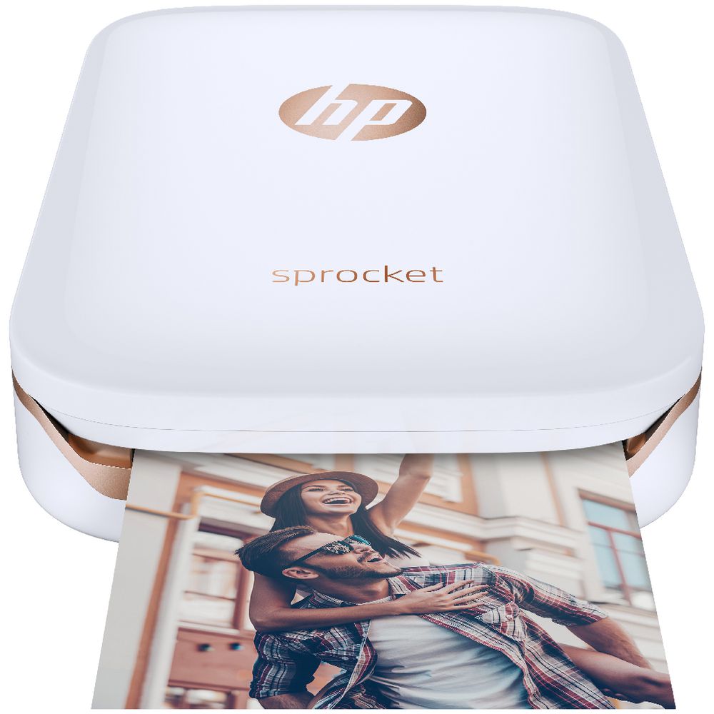 HP Sprocket Portable Bluetooth Photo Printer White