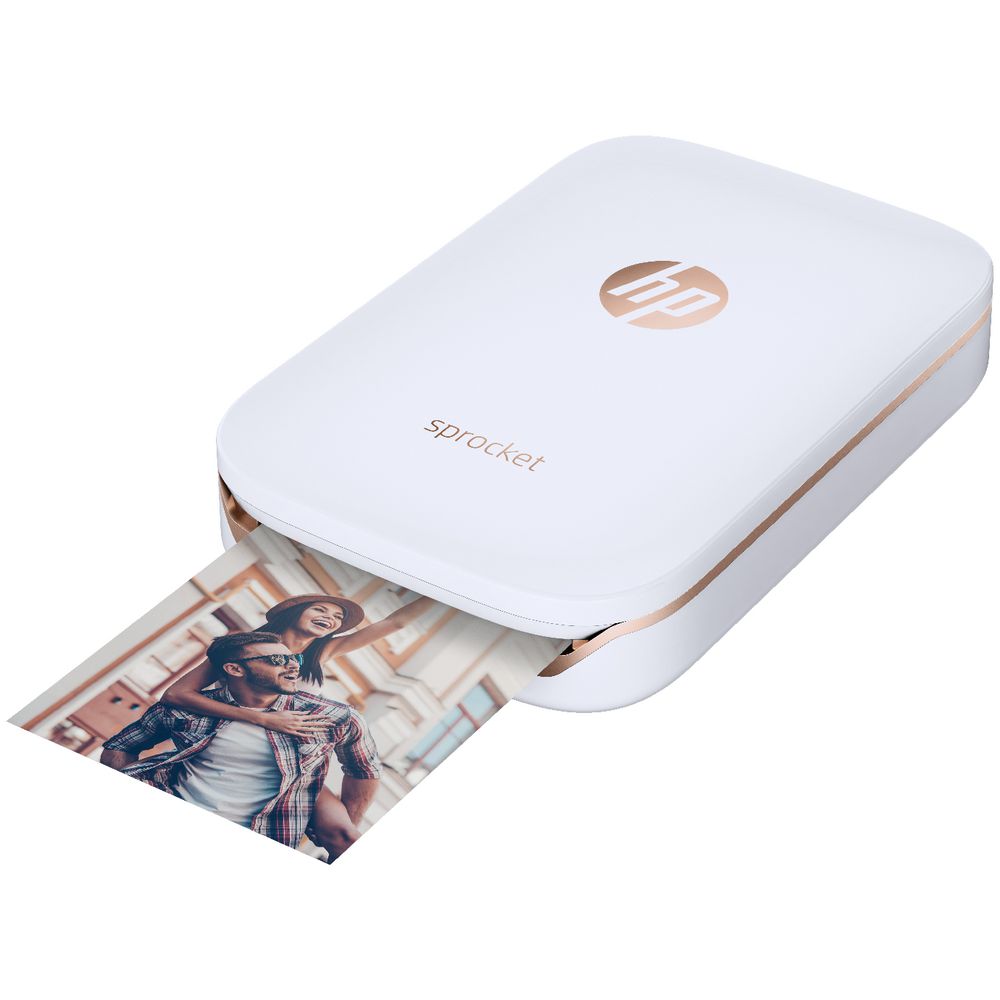 HP Sprocket Portable Bluetooth Photo Printer White