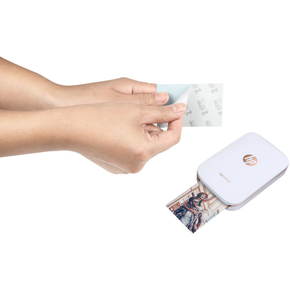 HP Sprocket Portable Bluetooth Photo Printer White