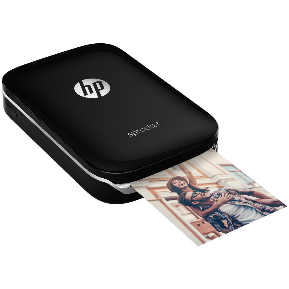 HP Sprocket Portable Bluetooth Photo Printer Black
